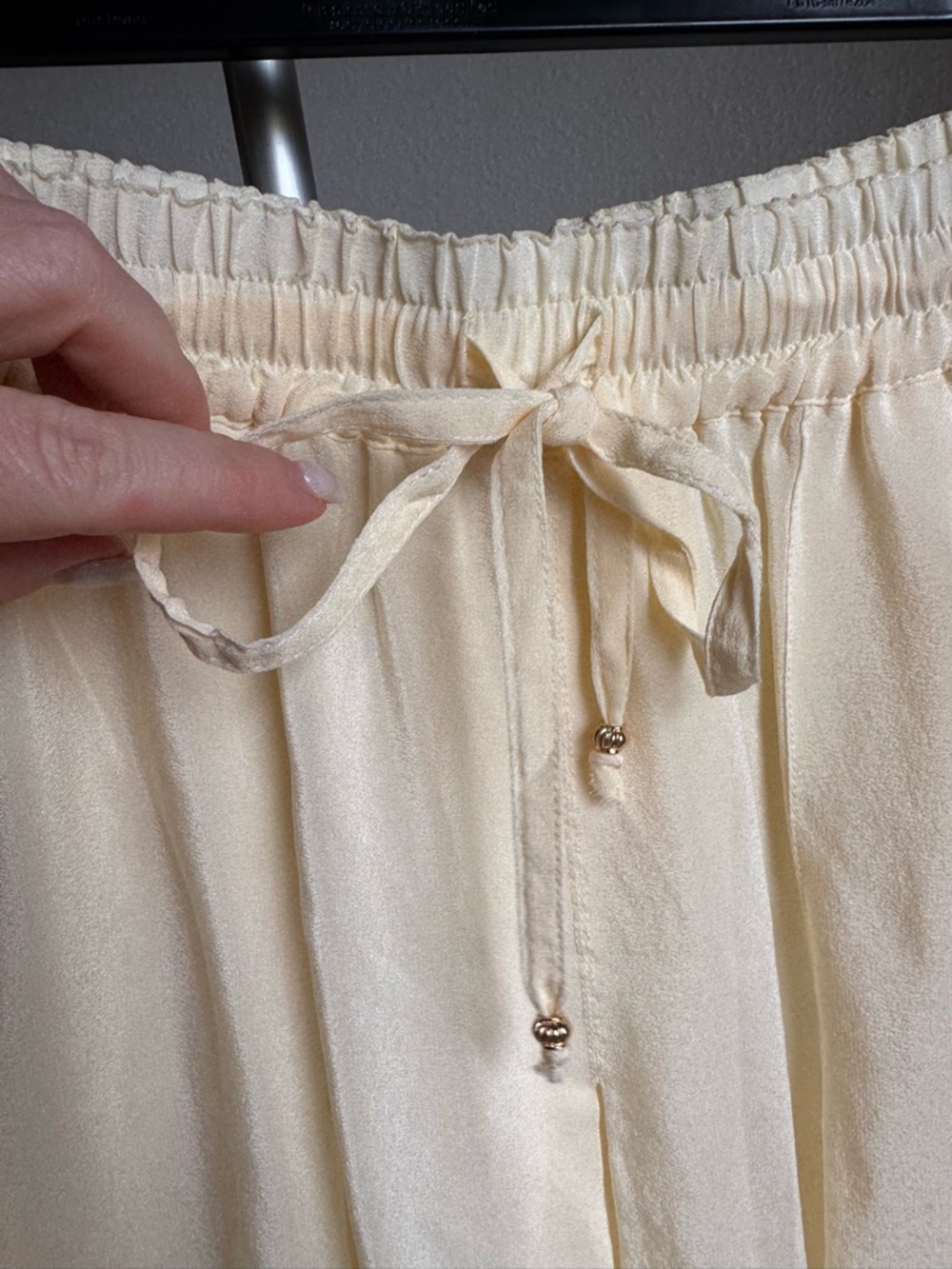 NWT Johnny Was Silk Pleated Wide Leg Pant In Ruta Sz S - Picture 10 of 13